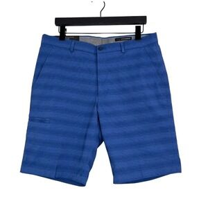 Greg Norman Performance‎ Golf Shorts Blue Size 34 NWT Stretch Moisture-Wicking